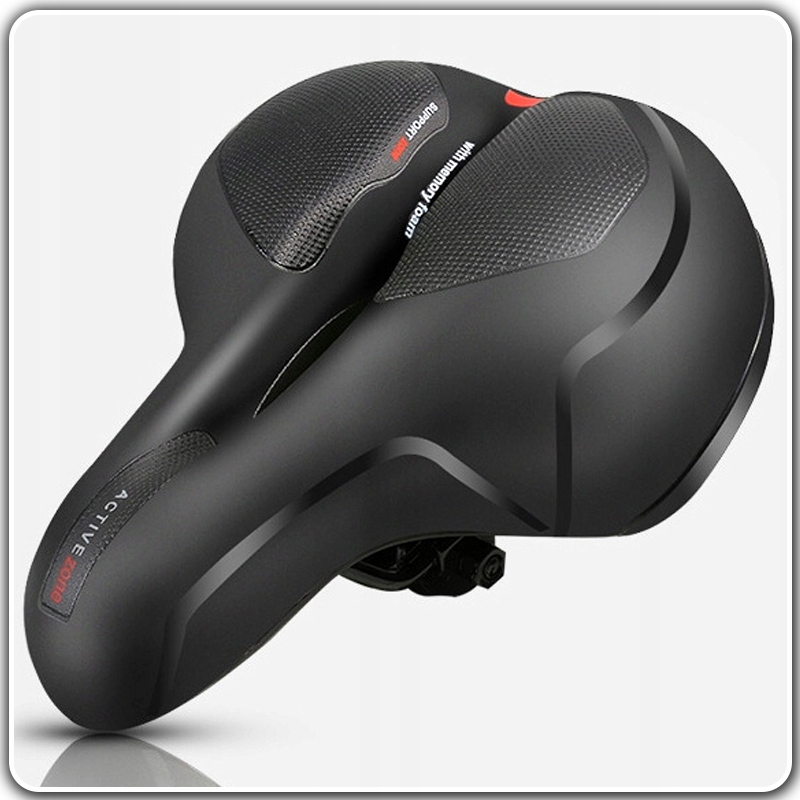 WYGODNE SIODEŁKO ROWEROWE PIANKA WYSOKO ELASTYCZNA + JARZMO DO MOCOWANIA EAN (GTIN) 5908222235789