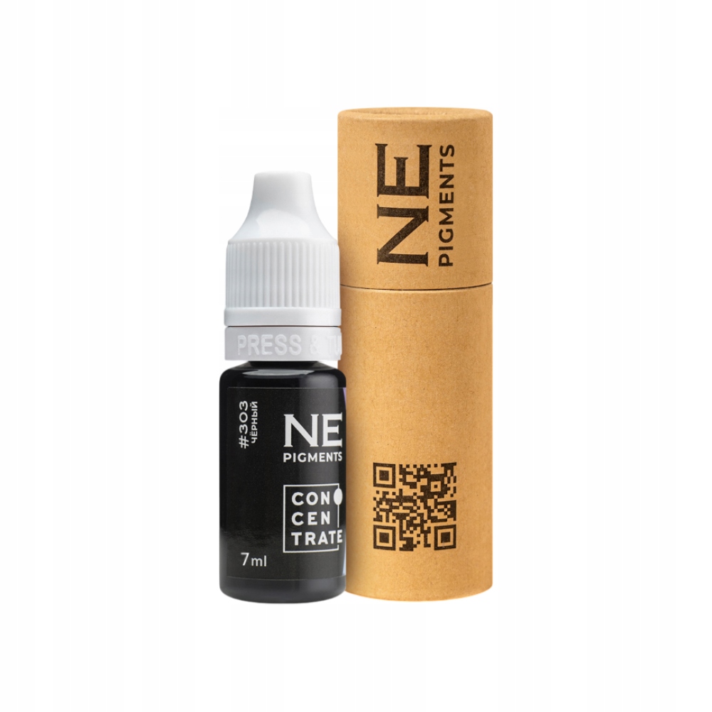 Pigment pro permanentní make-up Ne Pigments #303 Černý na oční víčka 7 ml