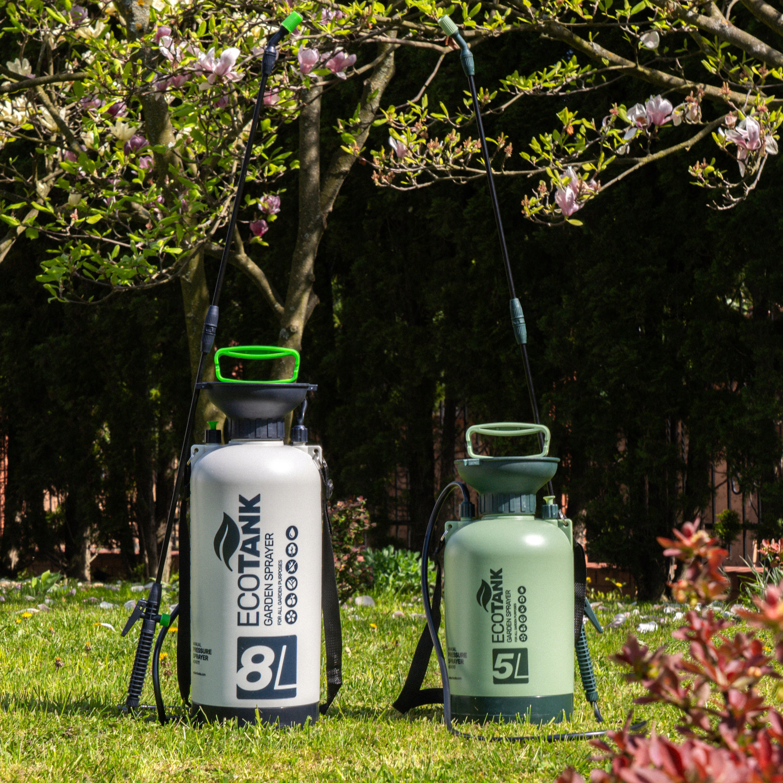 RĘCZNY OPRYSKIWACZ CIŚNIENIOWY DUŻY POJEMNOŚĆ 5L REGULACJA DYSZY LANCA 98CM Stan opakowania oryginalne