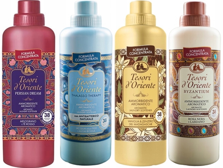 Levně Tesori d'Oriente Sada 4 krásných aviváží 760 ml Ptvb