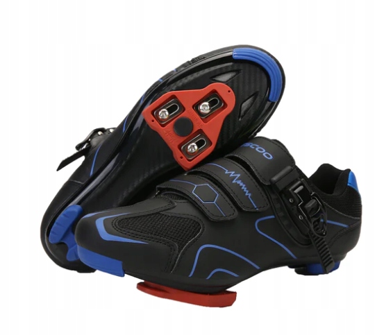 KESCOO BUTY NA ROWER NA RZEPY CZARNE 43 1S2O