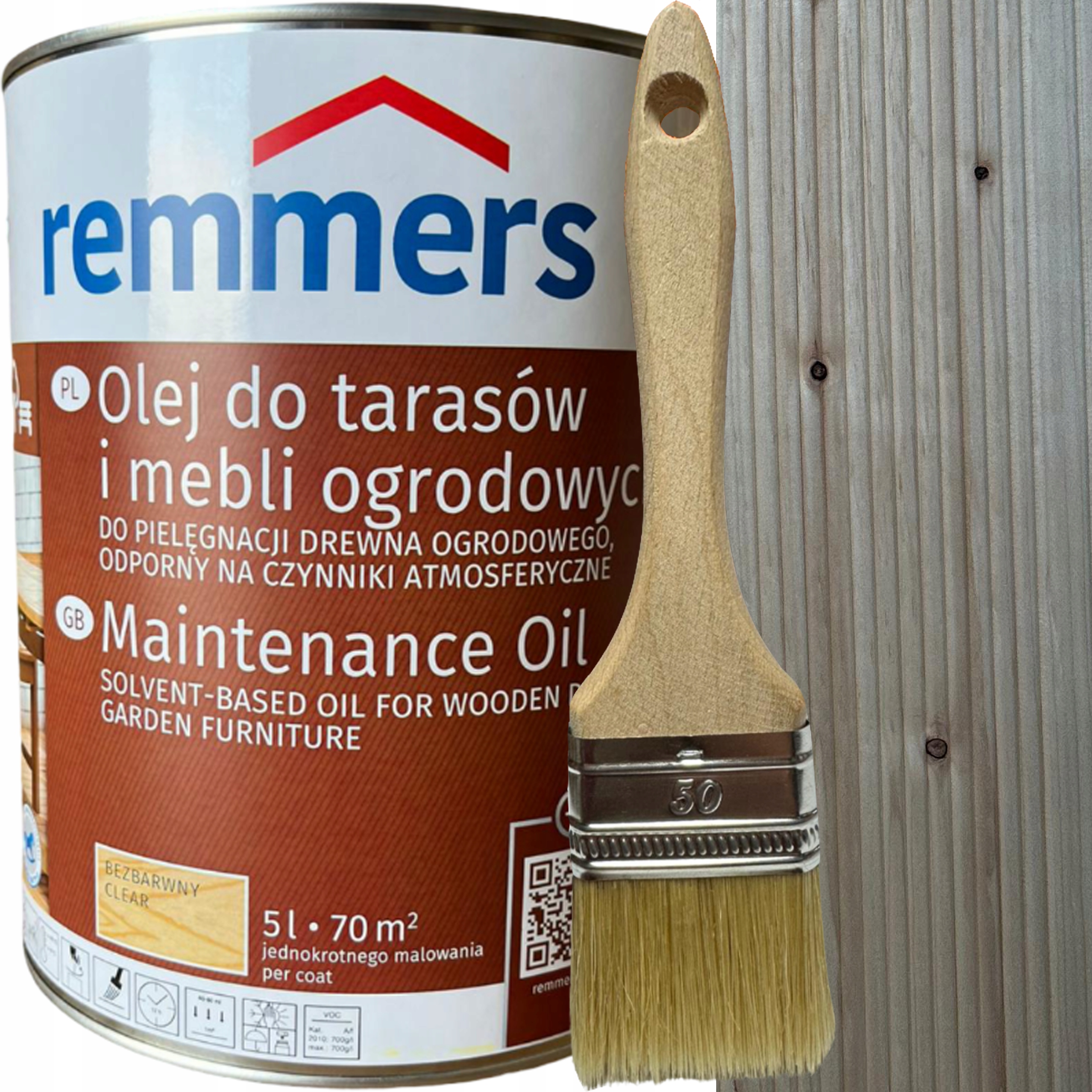 Olej do Drewna Tarasu Remmers pflege ol 10L Bezbarwny 2652