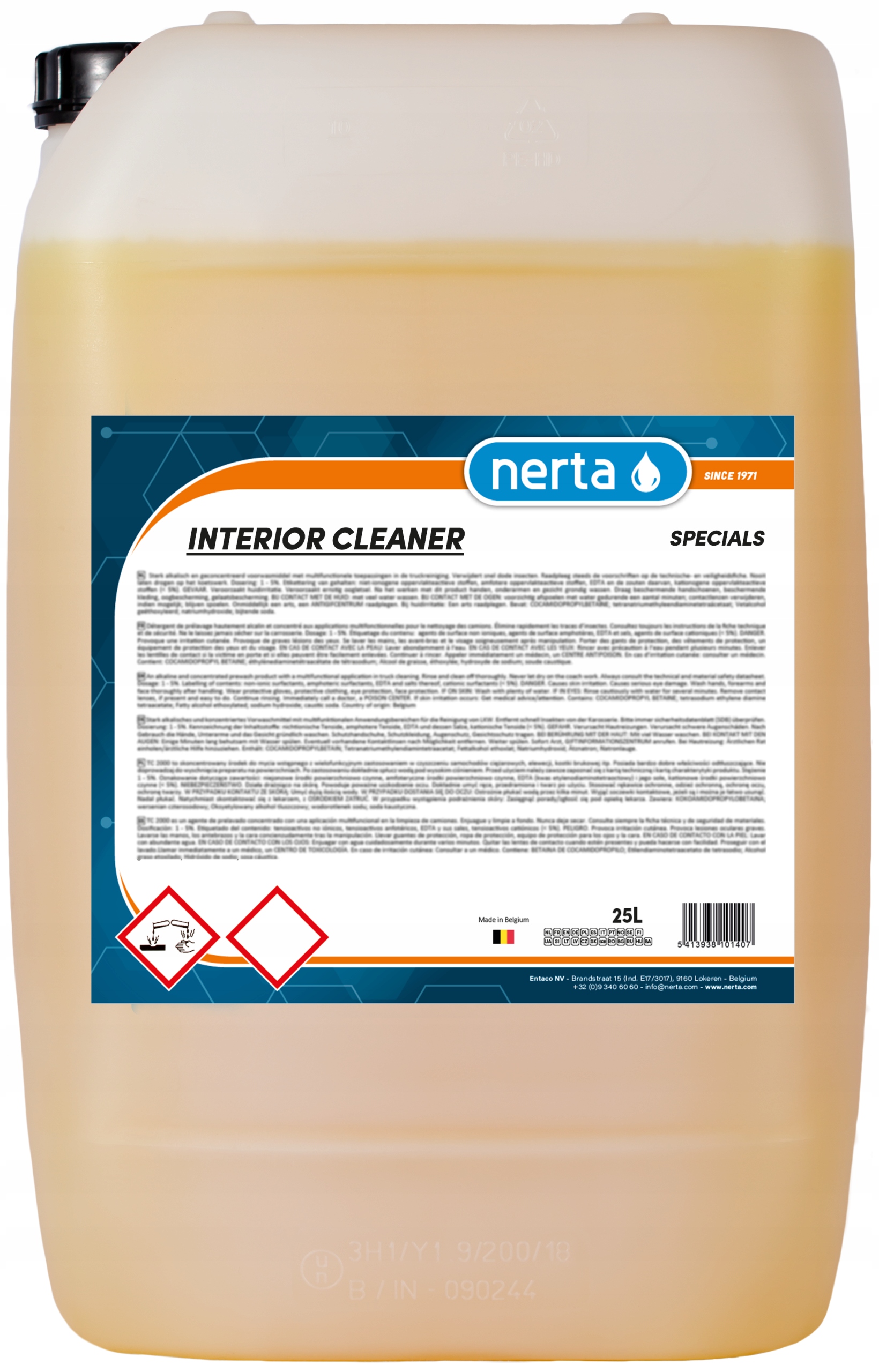 NERTA INTERIOR CLEANER обивка, ковры 25л