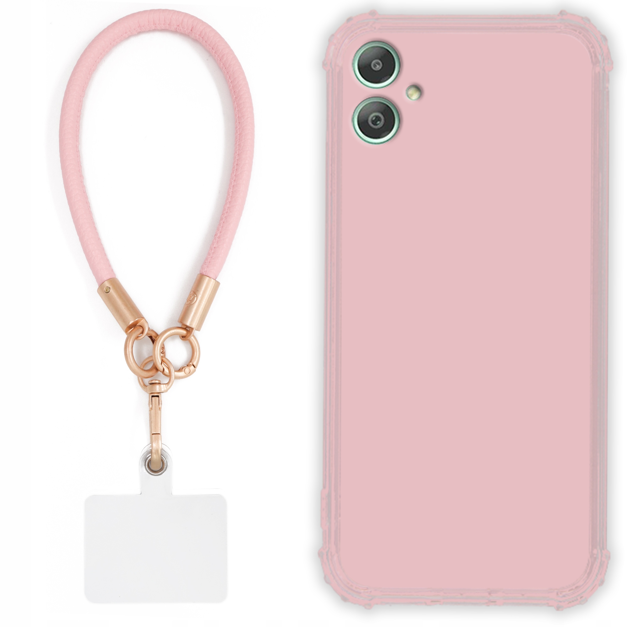 Puzdro Pre Samsung M05 5G Antishock Pinky Ružové Vodítko Sada Odolné