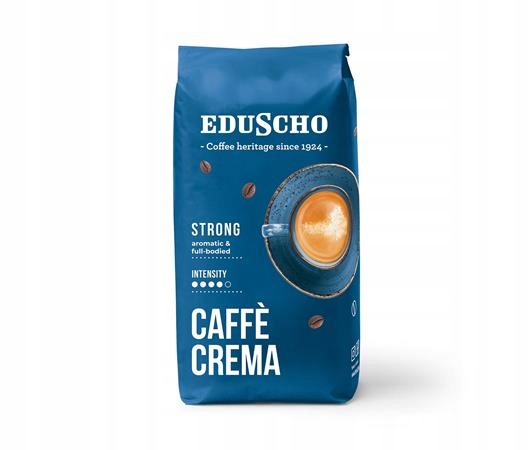 Levně Káva "Caffe Crema Strong", pražená, zrnková, 1000 g, Eduscho 529235
