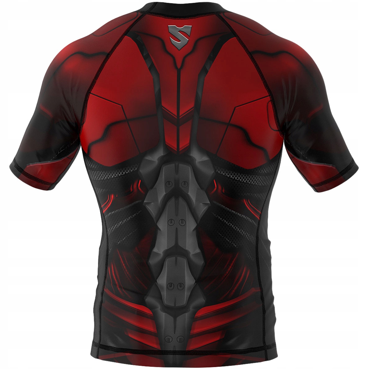 RASHGUARD DZIECIĘCY MMA BJJ SMMASH RED ARMOUR Marka inna