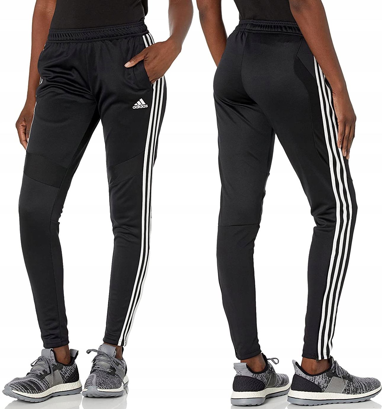 

Adidas Sportowe Spodnie Dresowe Damskie Slim Fit