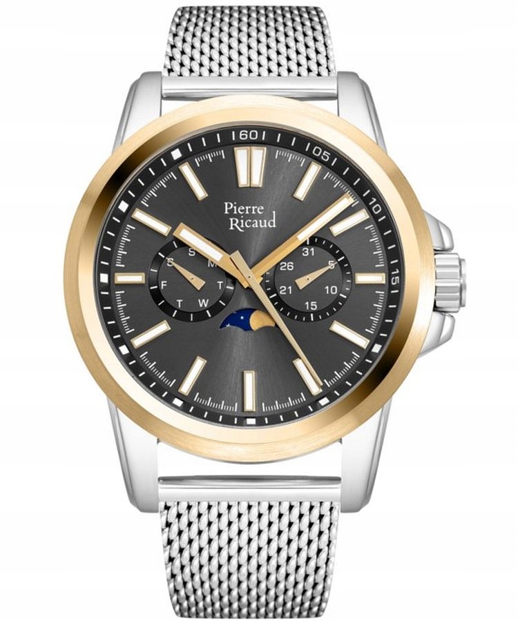 Pánské hodinky Pierre Ricaud Moon Phase
