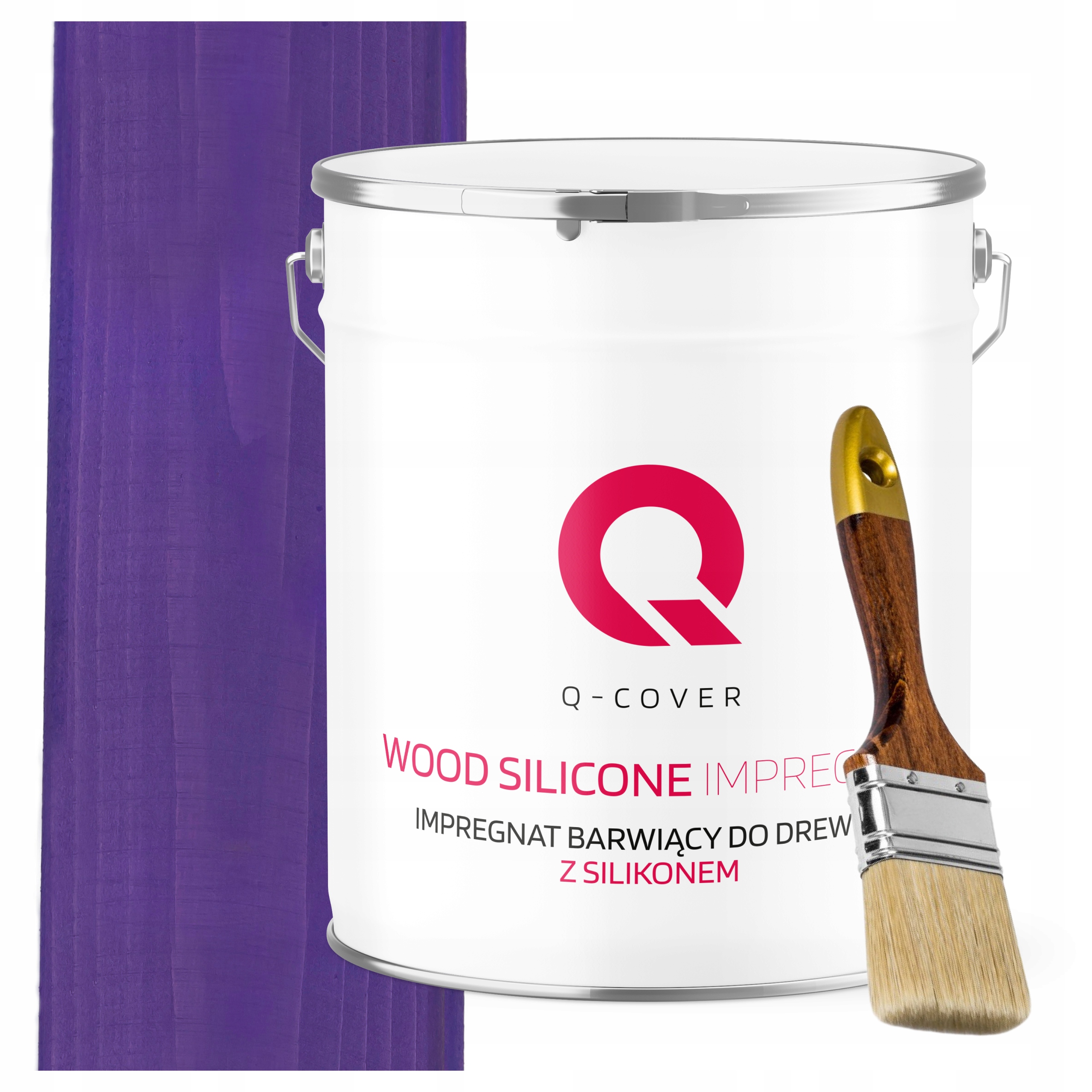 Impregnace Na Dřevo Extra Barva Se Silikonem Chron Fialová 5L Uv Pedzel