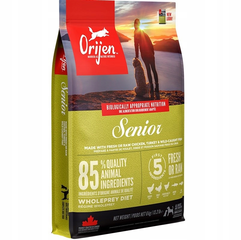 Levně Orijen Senior 6 kg – suché krmivo pro psy