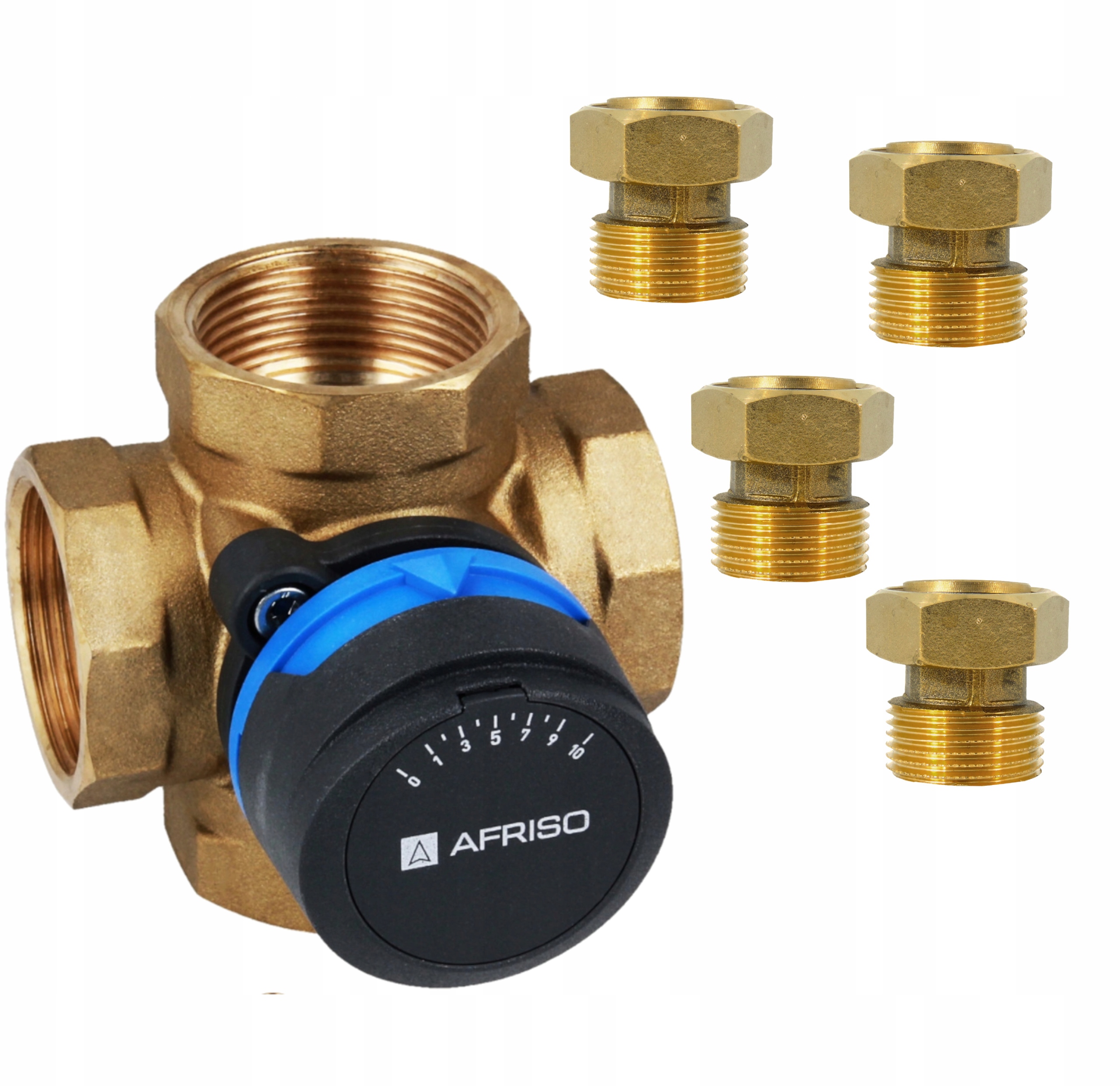 

Zawór Mieszający Afriso 4 Drogowy ARV484 +śrubunki