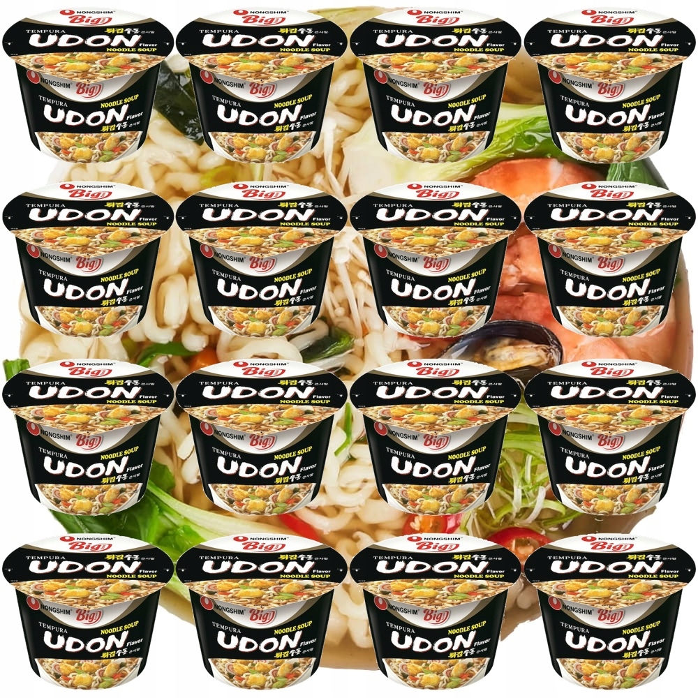 Levně Karton Instantní polévka Udon Velký hrnek Cup 16 x 111g Nong Shim