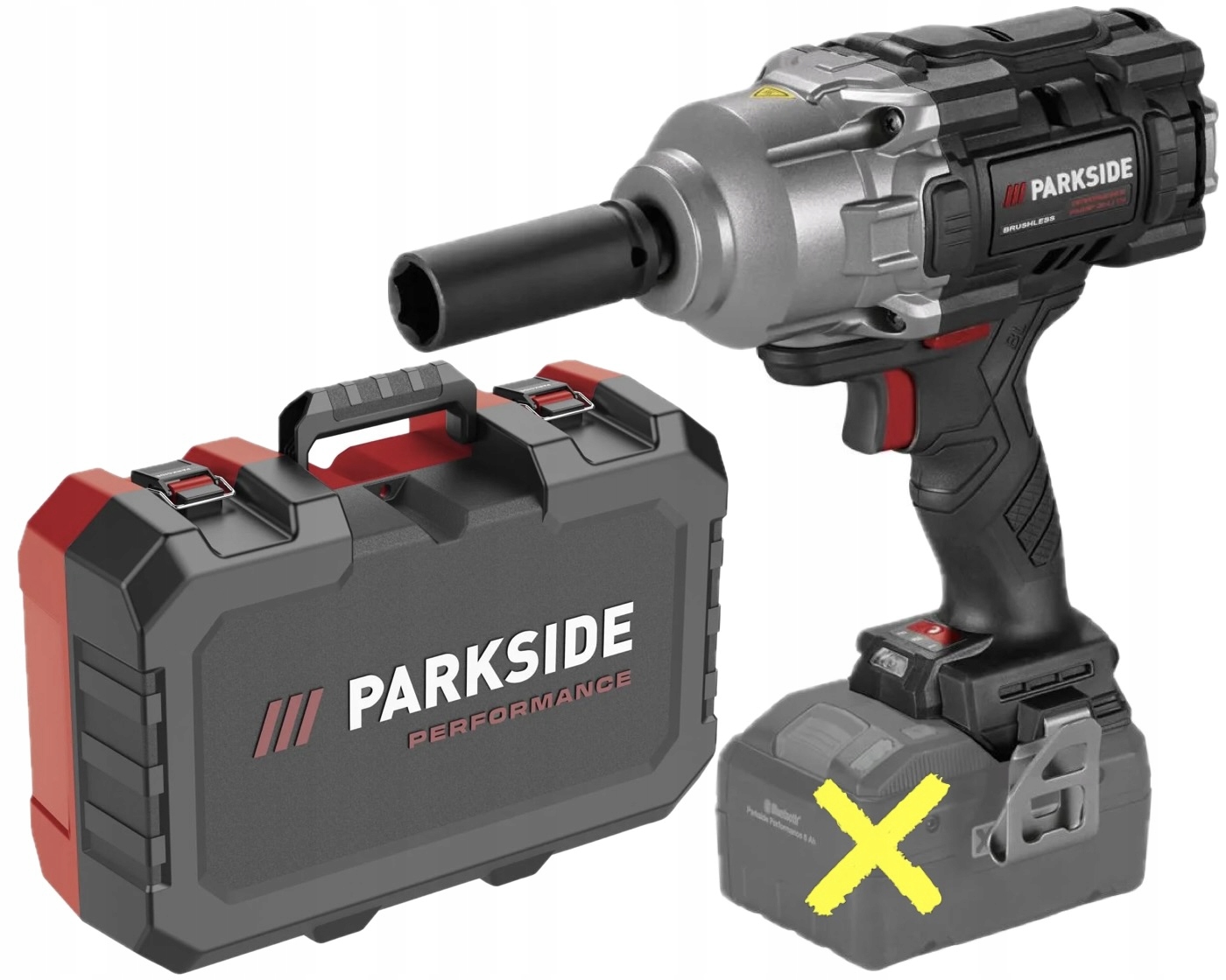 Parkside aku klucz udarowy 1/2"1356Nm 20V Passp 20 Li C4