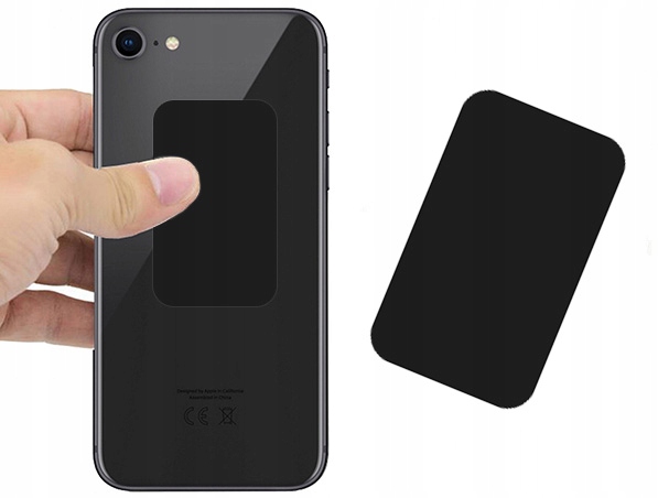 BLASZKA DO UCHWYTU MAGNETYCZNEGO CZARNA DUŻA