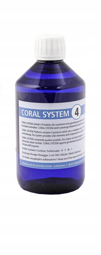 Korallen-Zucht Coral System Přípravek pro zbarvení 4 500ml
