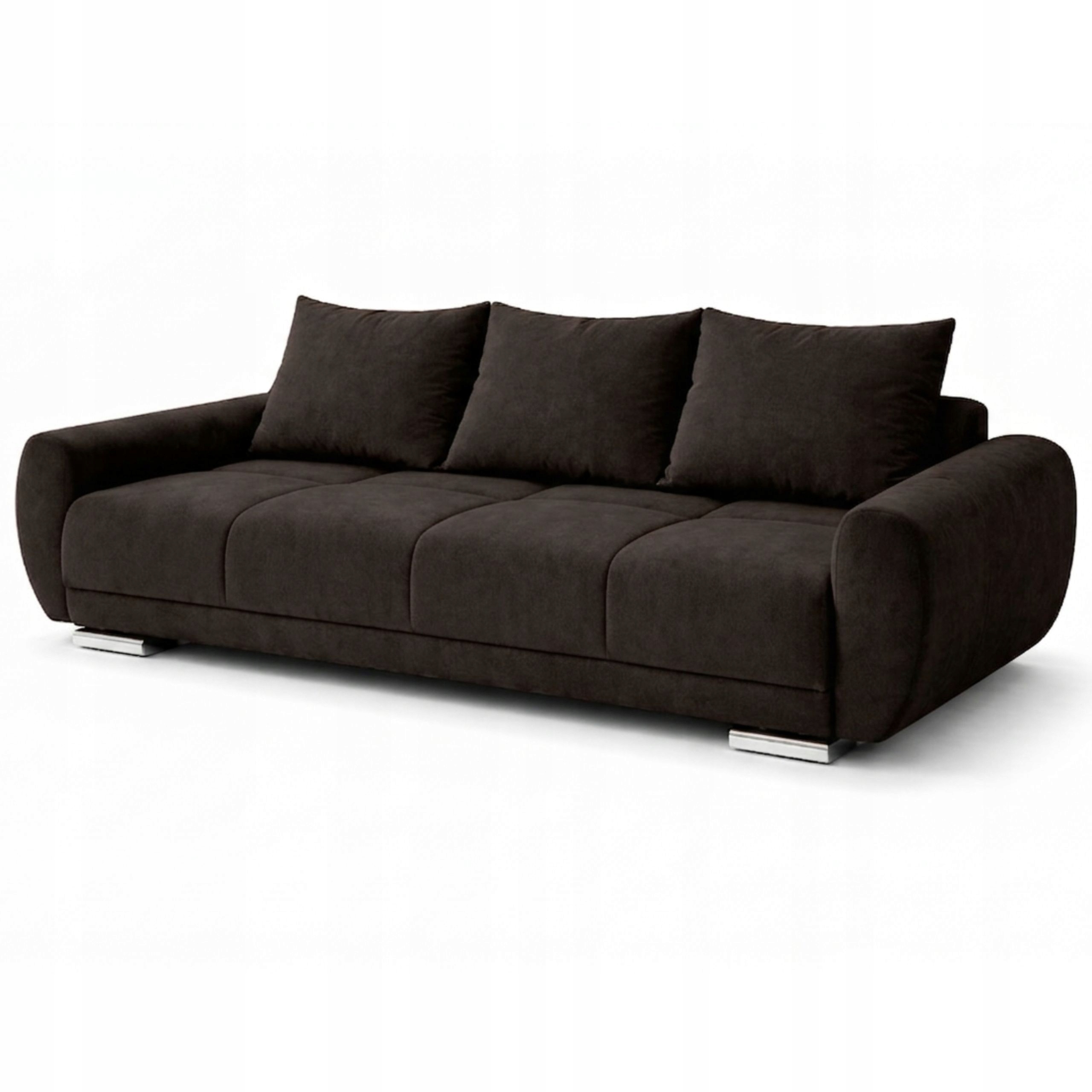 Hnědá Rozkládací Pohovka S Funkcí Spaní Honey S Úložným Prostorem Velvet