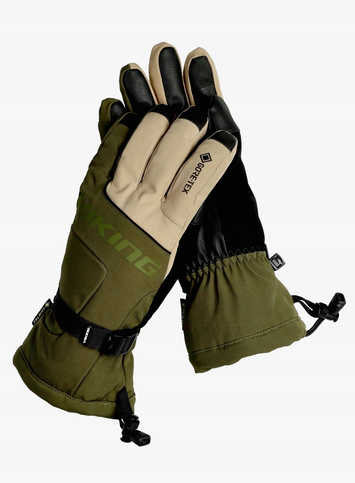 Rękawice narciarskie Viking Hudson Gtx olive/beige 8