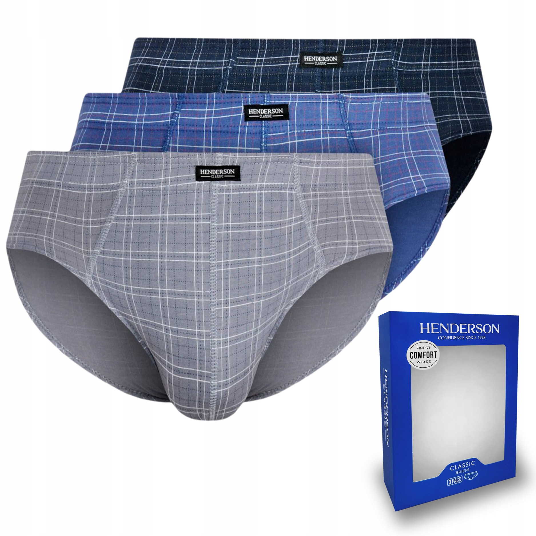 

Slipy męskie Henderson k543, 3-Pak, wzorowane, XL