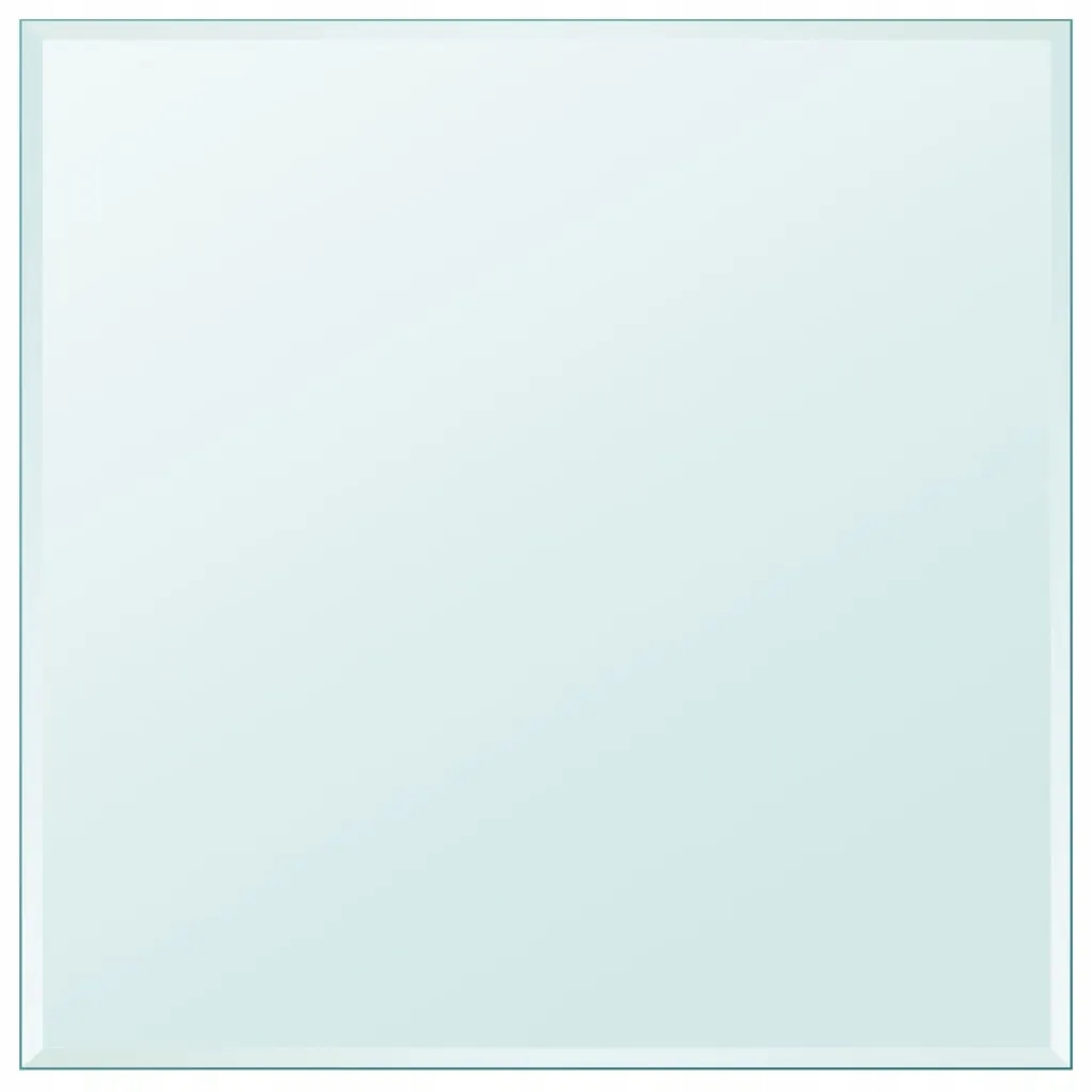 Stolová deska z tvrzeného skla, průhledný, 800 x 800 mm, 6 mm