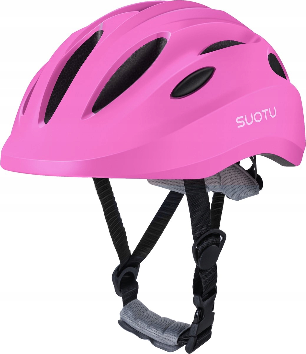 Kask Rowerowy Dziecięcy Regulowany z Otworami Wentylacyjnymi Rozmiar S (52-56 cm)