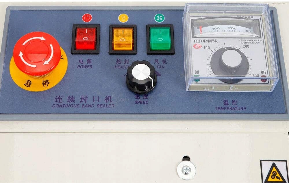 ZGRZEWARKA DO FOLII OPAKOWAŃ CIĄGŁA 0-12M/MIN Marka inna