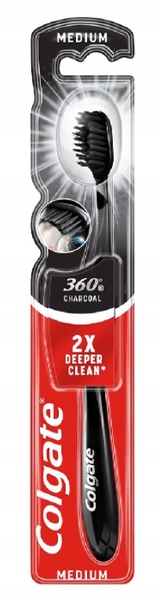 

Colgate Szczoteczka do Zębów 360 Black Medium