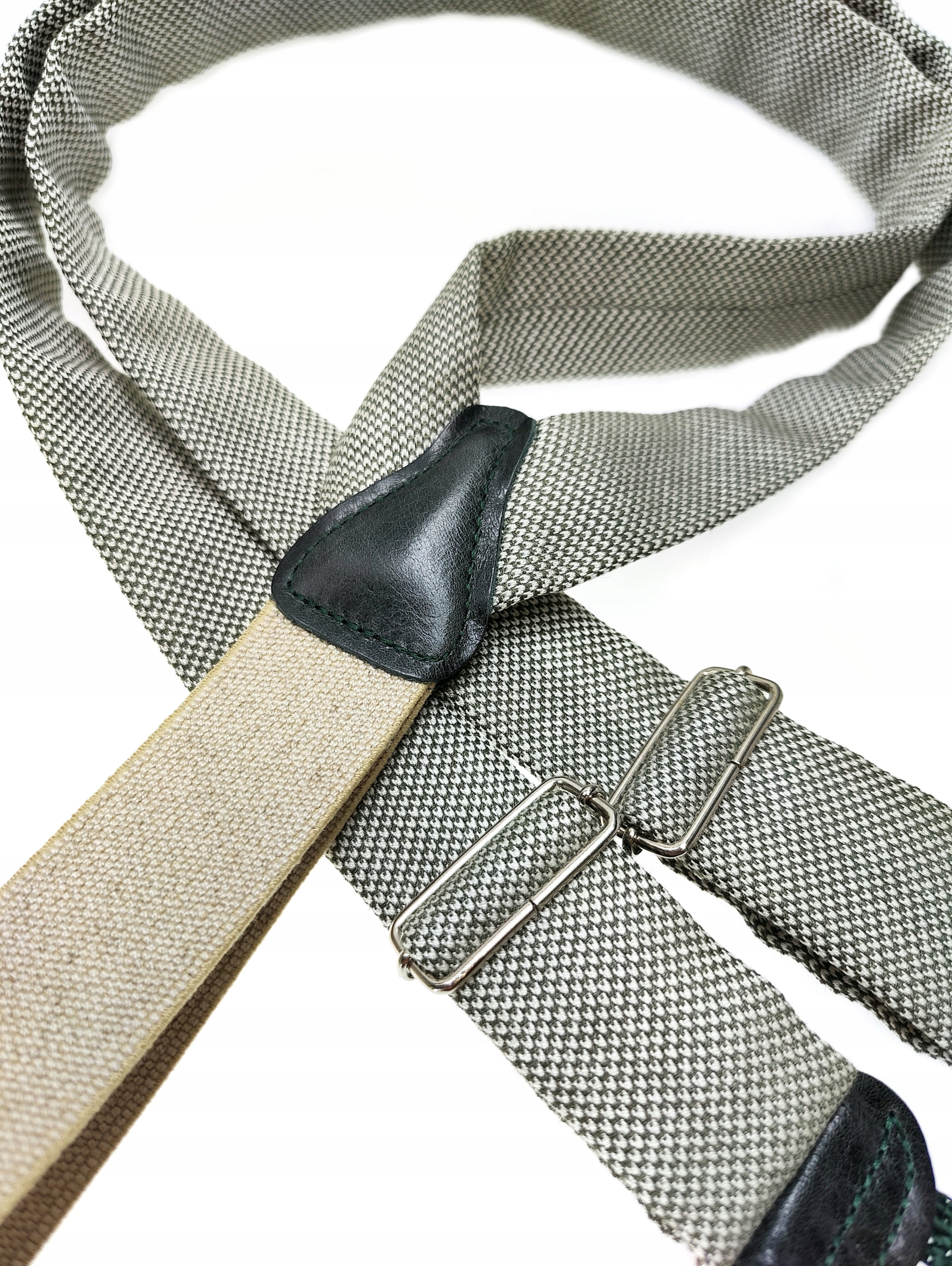 SZELKI do spodni NA GUZIKI sznurki JEDWAB TUSSER Materiał dominujący jedwab