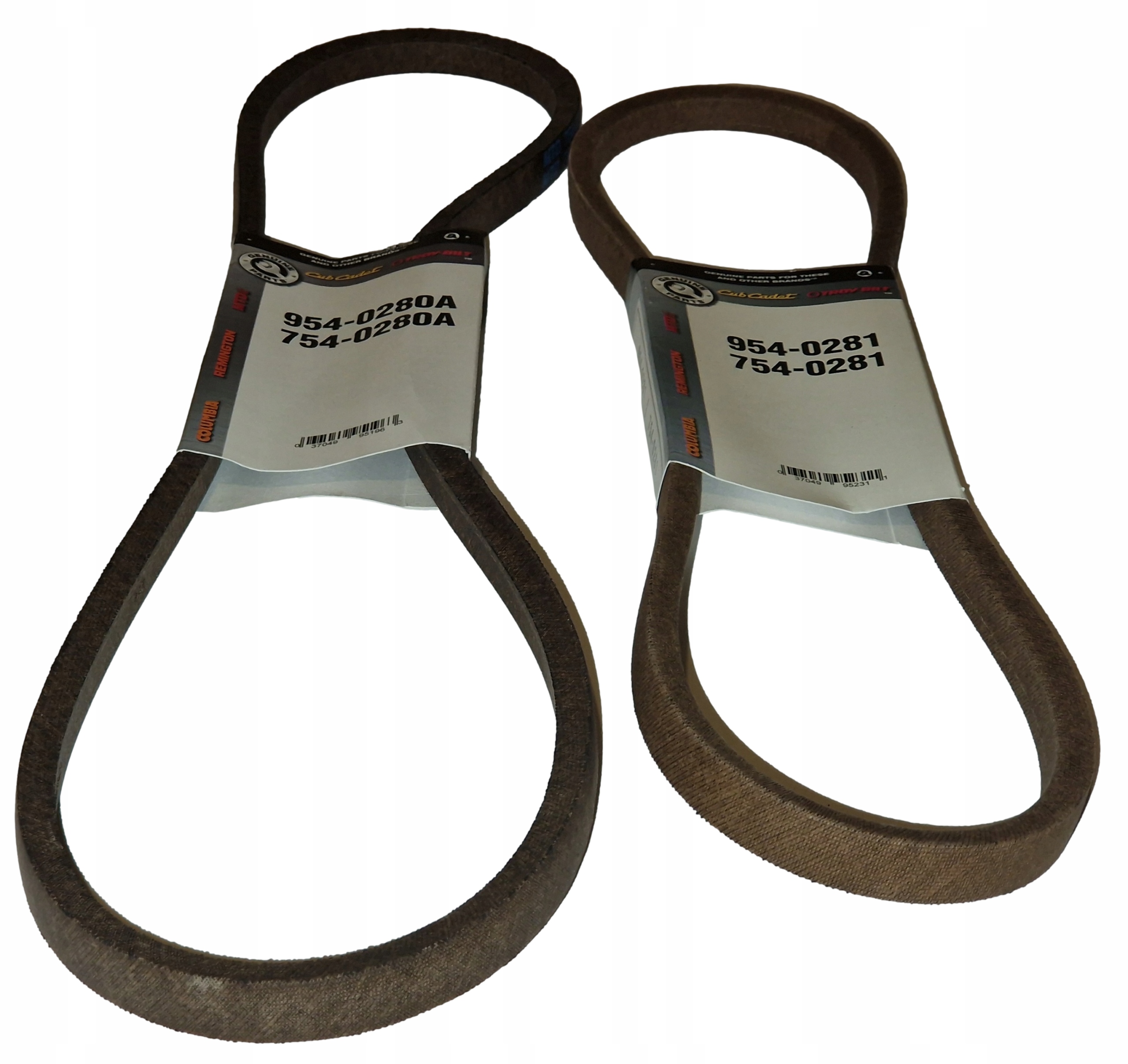 

Paski do traktorka Mtd 754-0280 754-0281 oryginał
