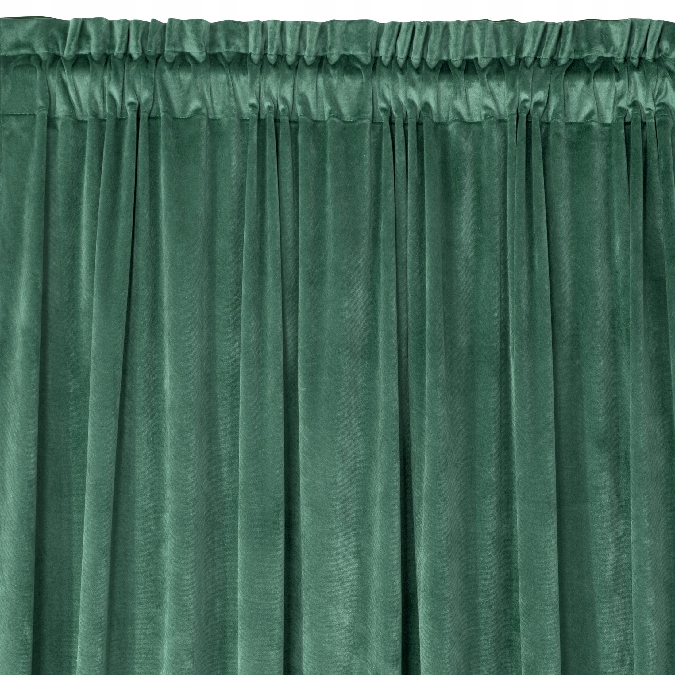 ZASŁONY GOTOWE 135X270 ROSA WELUR CIEMNA ZIELEŃ Szerokość produktu 135 cm