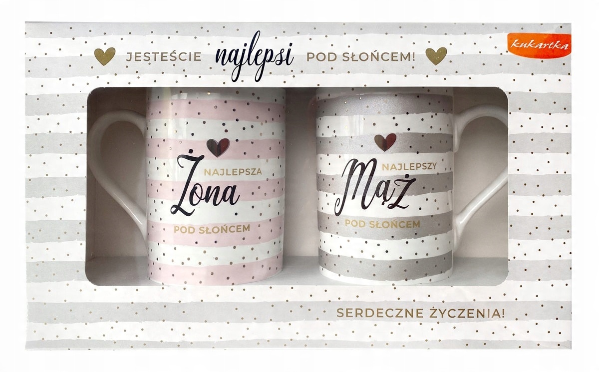 

Komplet Kubków Kubek Żona Mąż Ślub