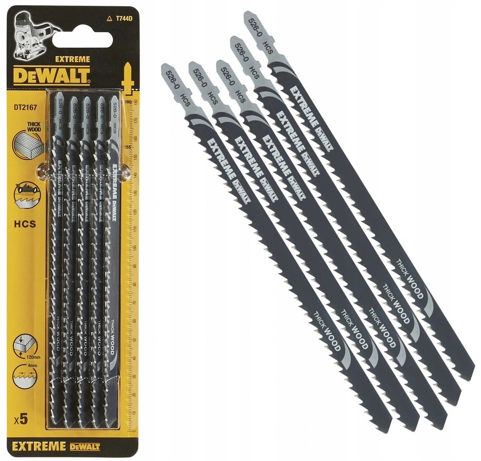 

Dewalt Brzeszczot Do Wyrzynarki DT2167 180mm 5szt