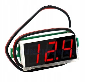 

Woltomierz cyfrowy 2.8V-30V DC