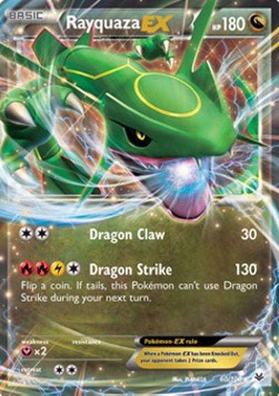 Pokemon - Rayquaza Ex - Karty Pokemon TCG ﻿ na Allegro - Sklep
