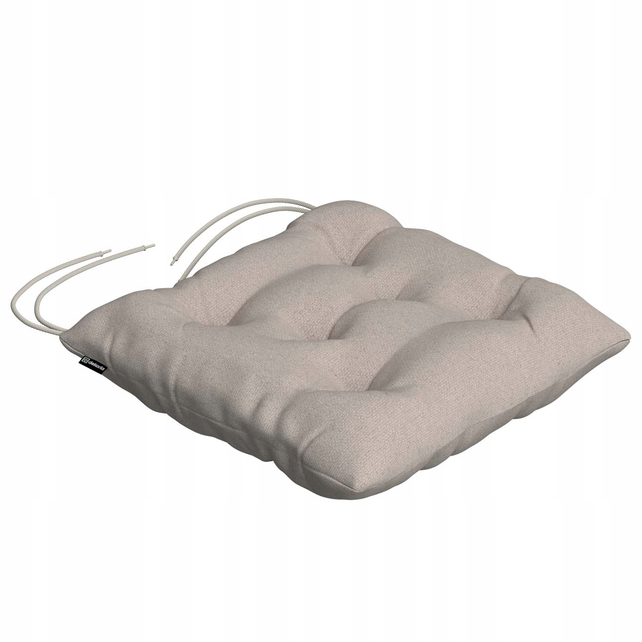 Polštář na židli Jacek 38x38 přírodní, panama vazba