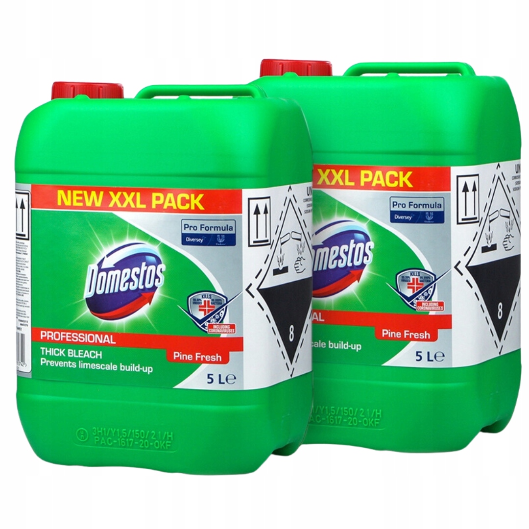 Levně 2 x Domestos čisticí kapalina na Wc 5 l