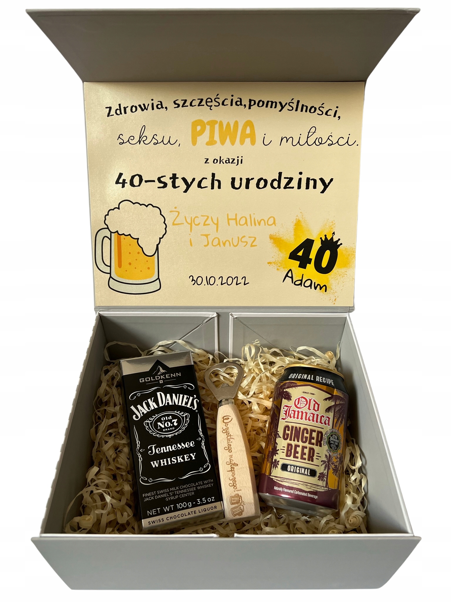 Krabička Box dárek k 30,40,50,60. narozeninám