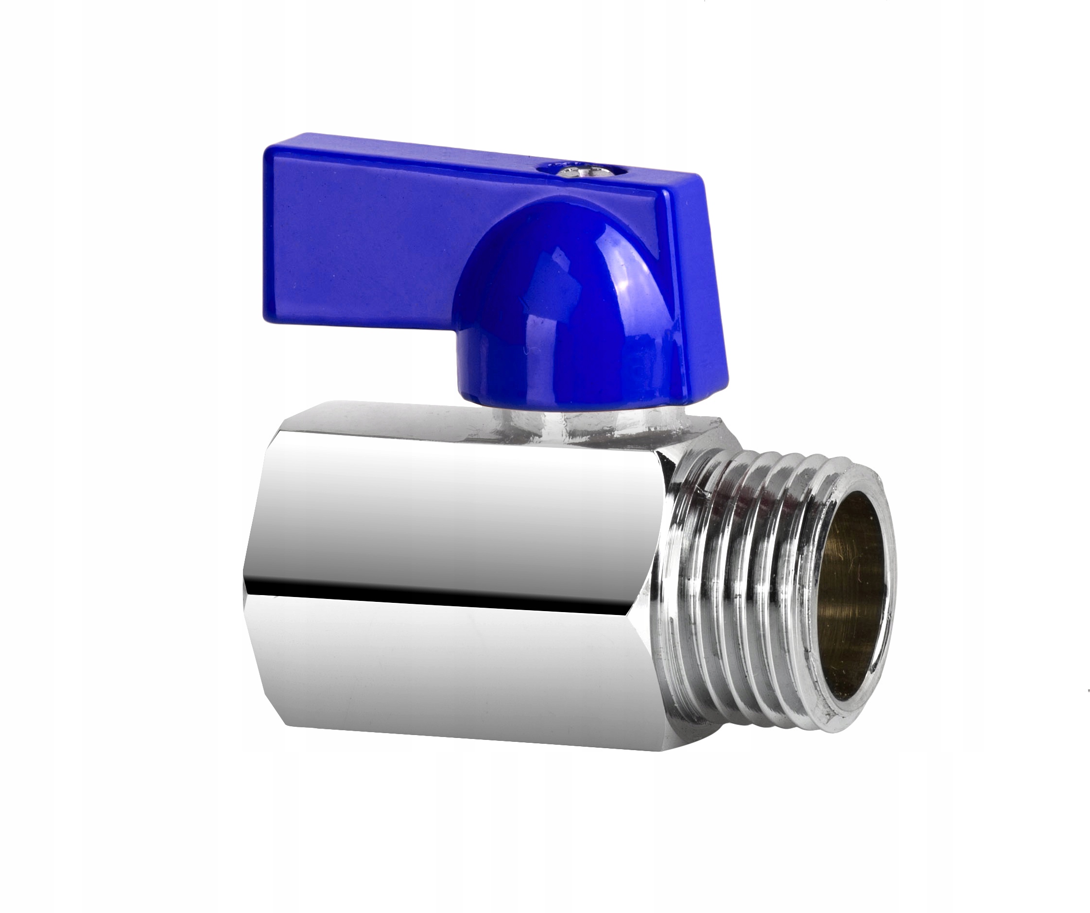 

Zawór Kulowy Mini Wz 1/2 Niebieski Motylek Chrom