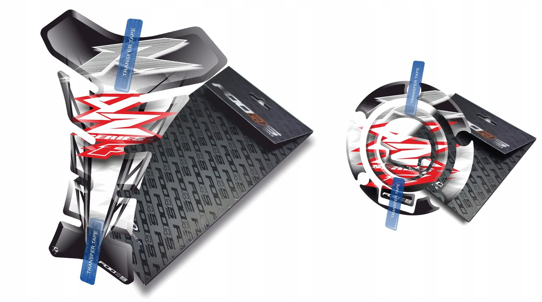 Tank-pad+cap-pad od společnosti Fooqs Yamaha Yzf Thunderace Bílý