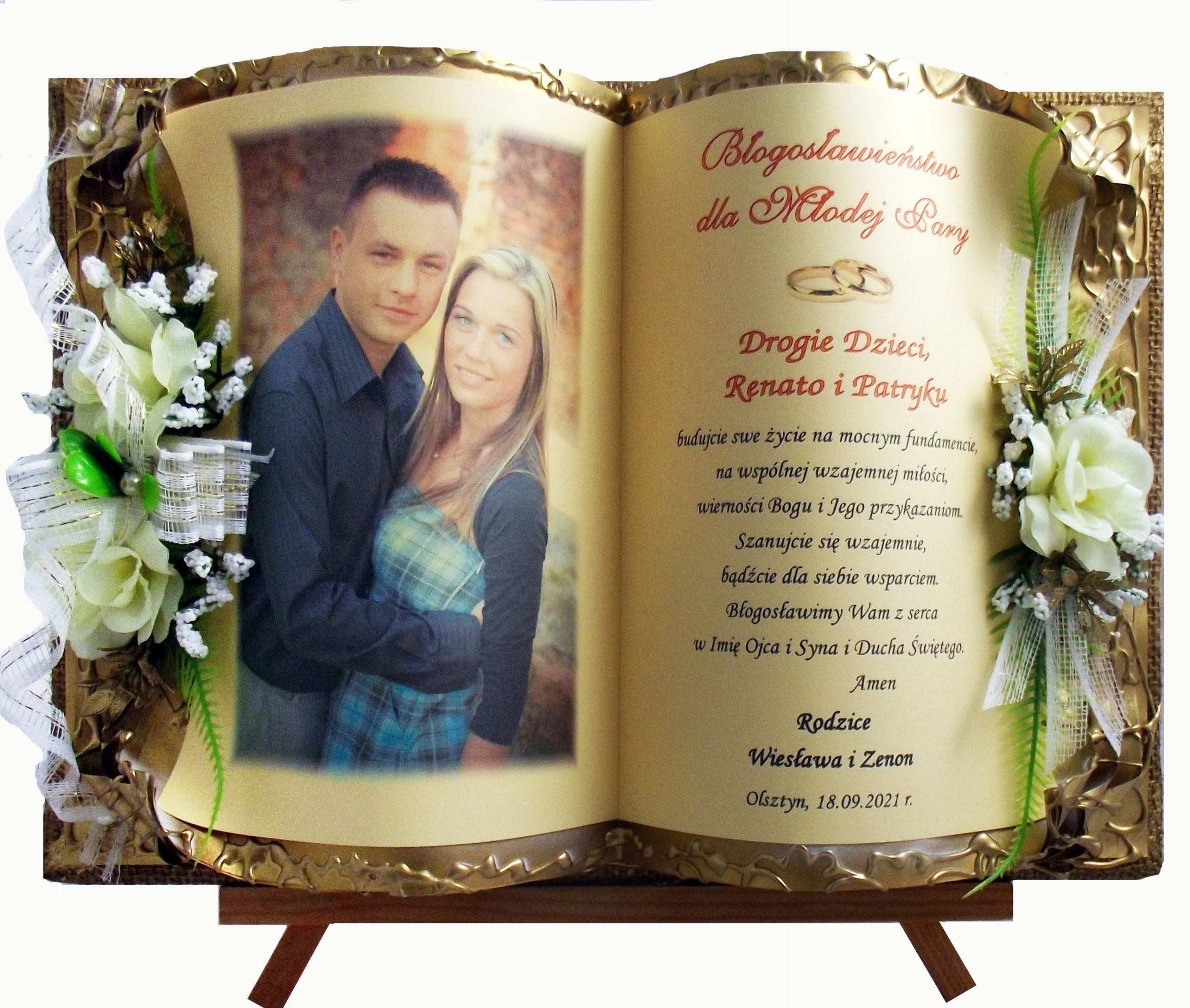 Požehnání od rodičů svatba svatební na novou životní cestu