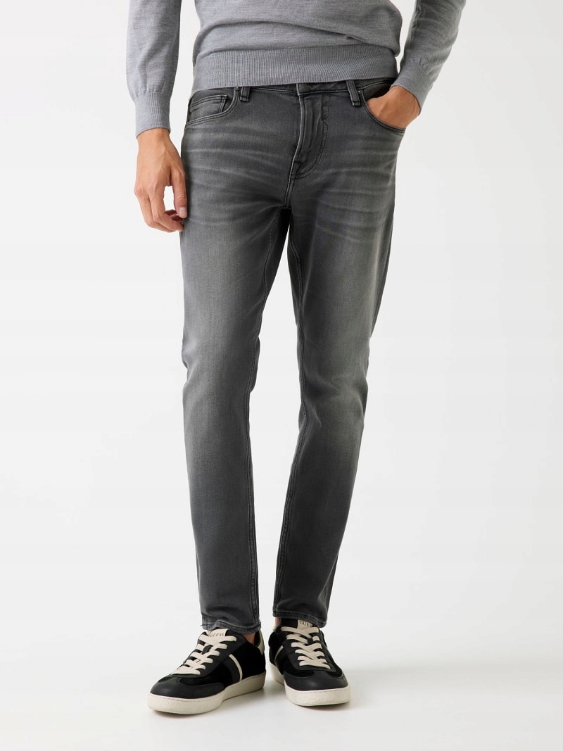 Guess Šedé Pánské Džíny Jednoduchý Efekt Denimu 33x31 Gła