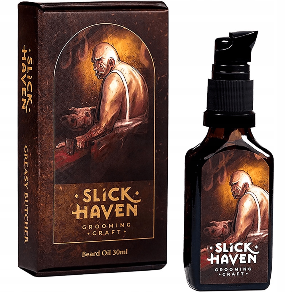 Slickhaven olej na vousy Greasy Butcher 30 ml