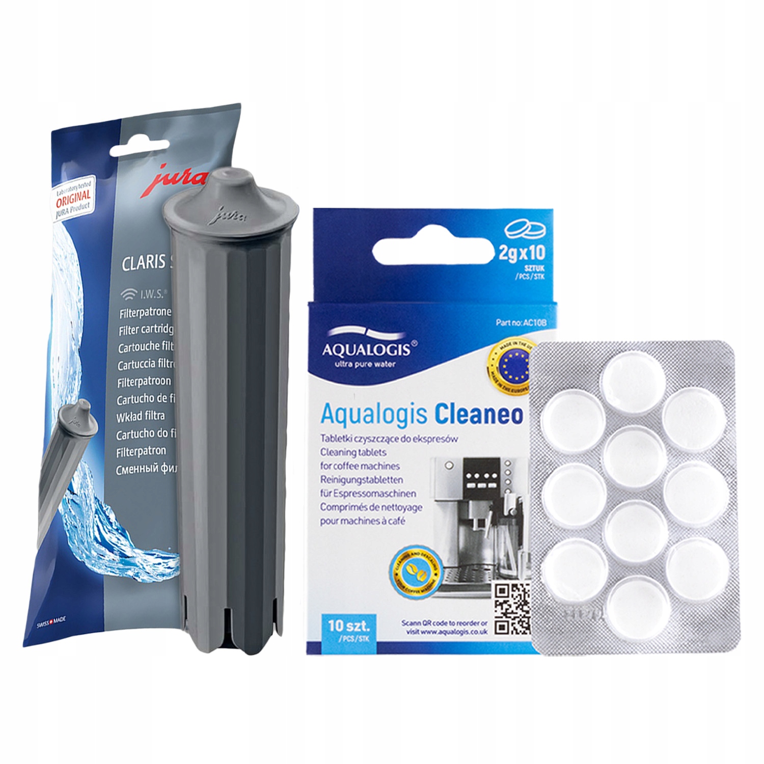 1x Filtr do kávovaru Jura Smart tablety Cleaneo