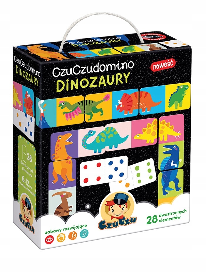

Czuczu Dinozaury Domino gra dla dzieci +2