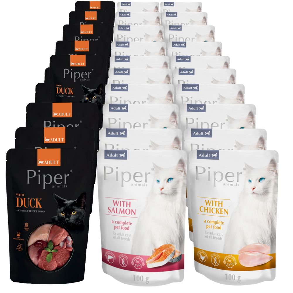 Piper Kapsička Kočka MIX Chutí 30x100g