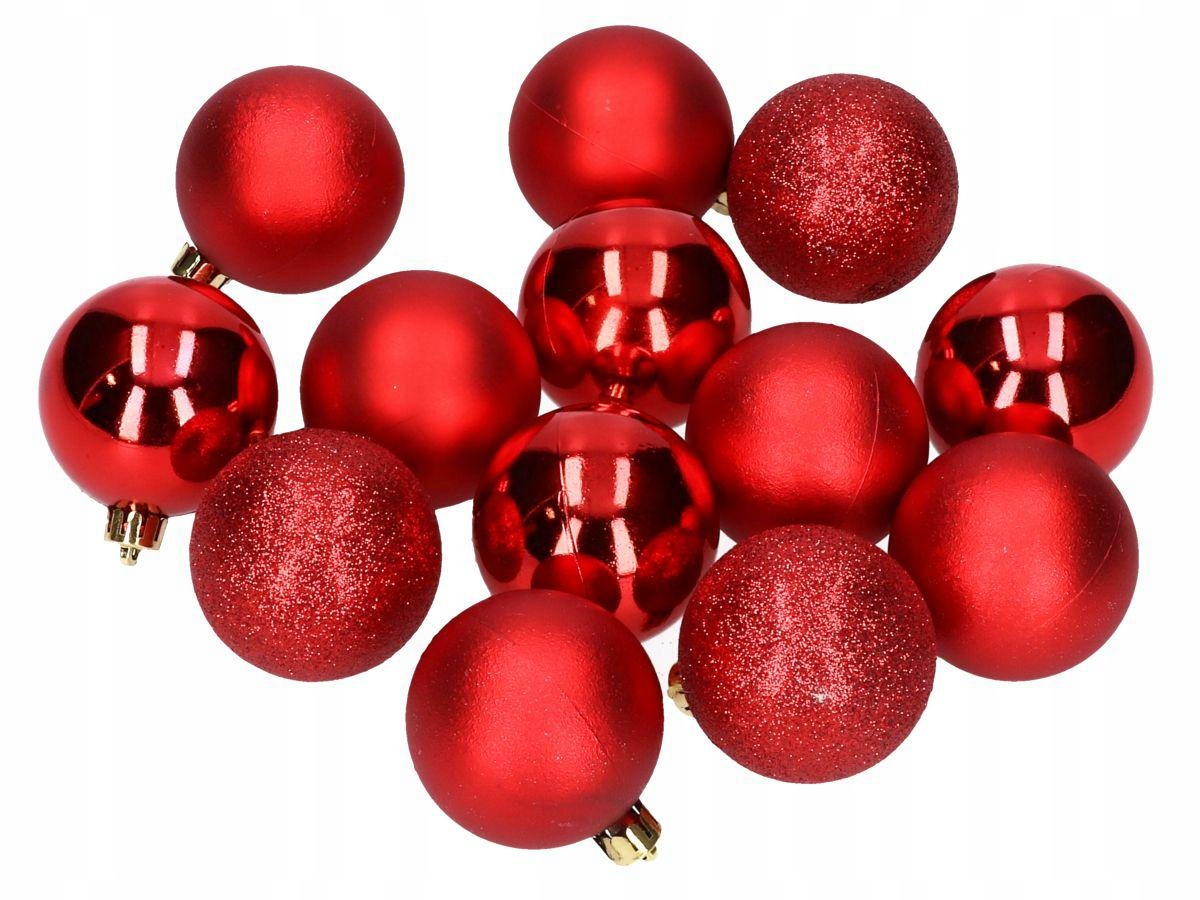 BOMBKI CHOINKOWE NA CHOINKĘ BOMBKA 3cm 24szt Kod producenta BROKATOWE BŁYSZCZĄCE MATOWE