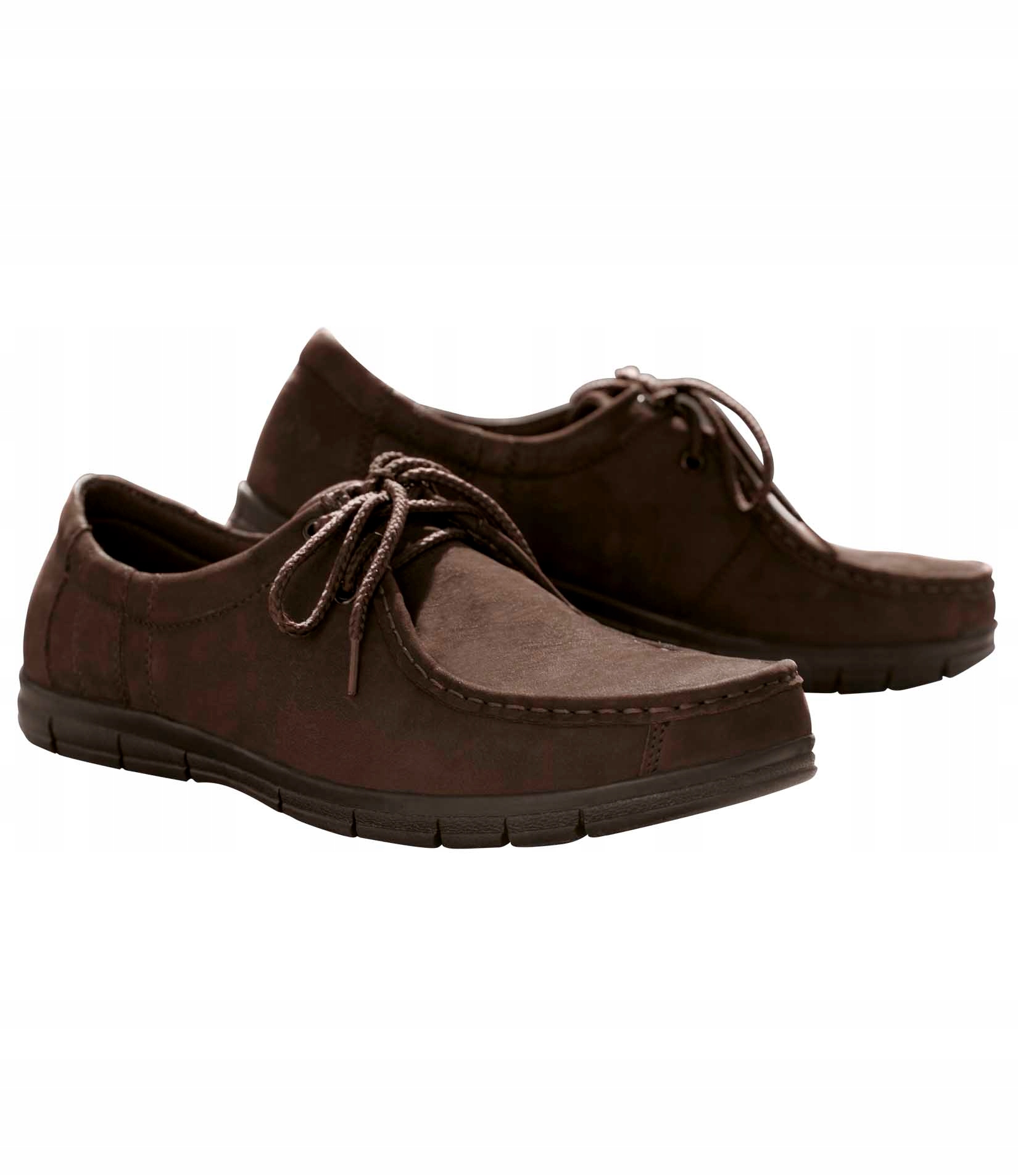 

Brązowe Mokasyny Sznurowane Rozmiar 41 V0010