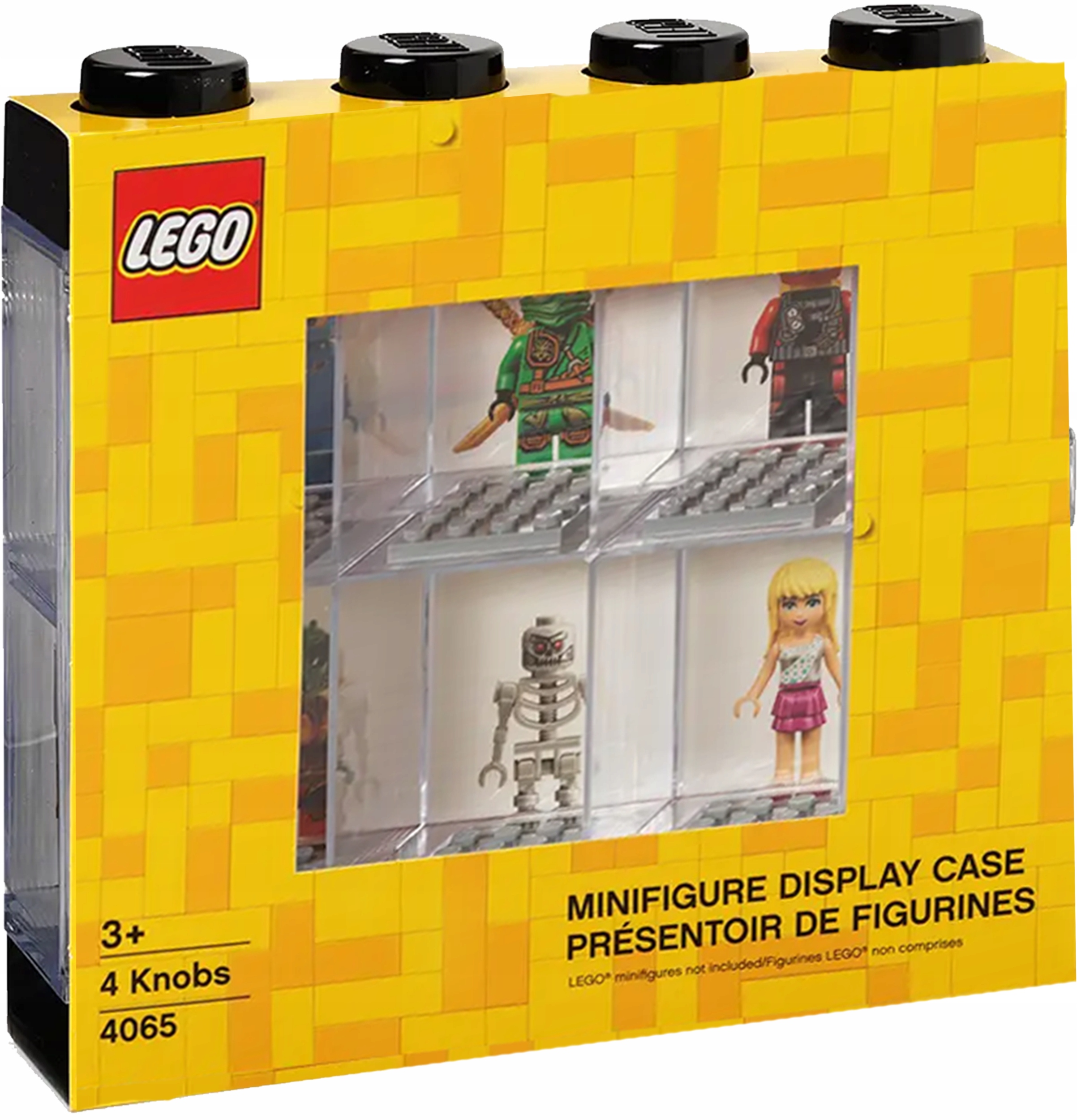 Lego Vitrína S Úložným Prostorem Pro Osm Minifigurek Třídič Černá 4065