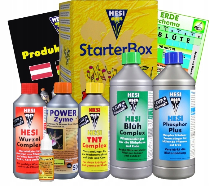 Hesi Starter Box Soil Zestaw Nawozów Do Gleby