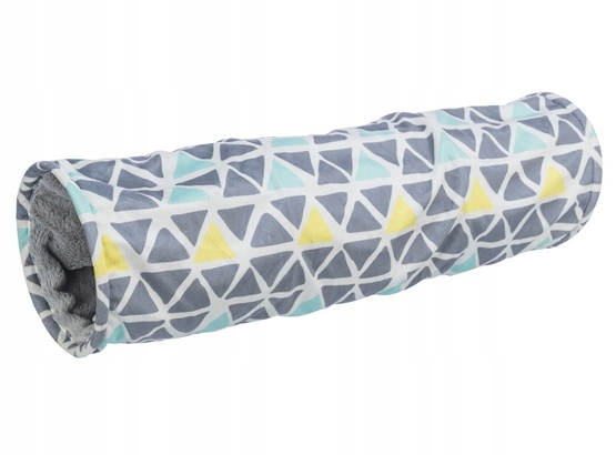 Levně Měkký plyšový tunel, hračka pro králíky a hlodavce Trixie Sunny 19x70 cm