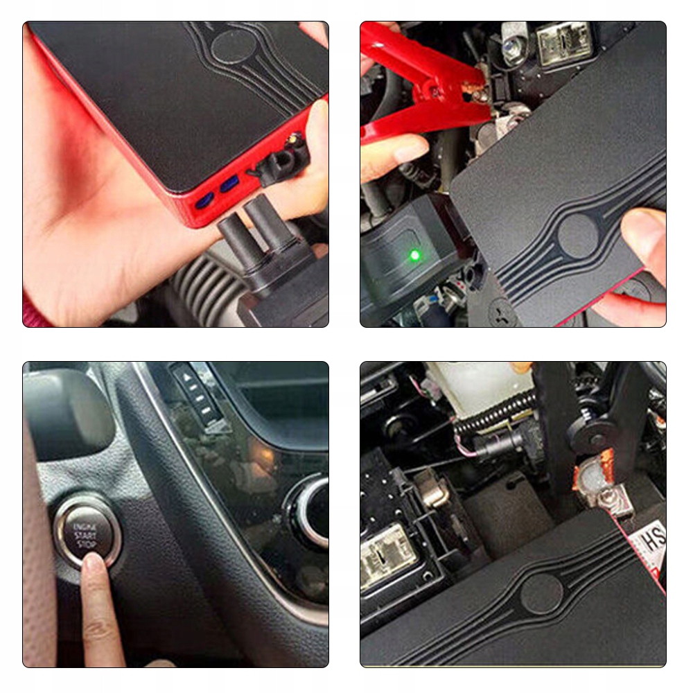 URZĄDZENIE ROZRUCHOWE JUMP STARTER POWERBANK PRZENOŚNY 30000mA 12V Model zasilacz awaryjny do samochodu